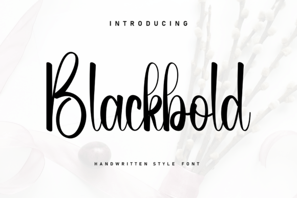 Blackbold: Elevating Design with Handwritten Charm