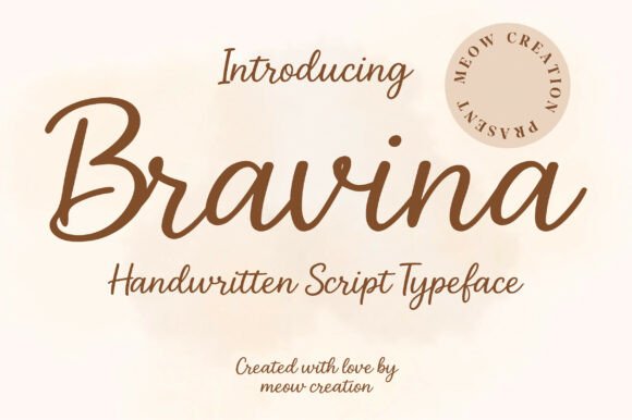 Bravina: The Handwritten Script Font for Modern Design