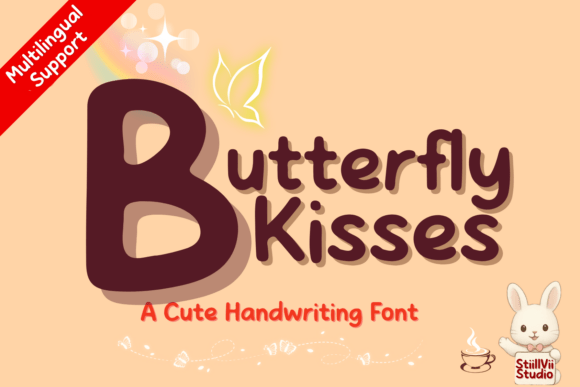 Butterfly Kisses: A Handwritten Font for Charming Designs