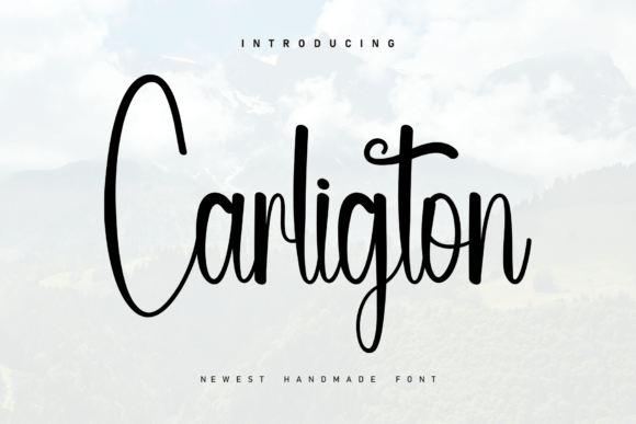 Carligton: A Handwritten Font for Modern Branding
