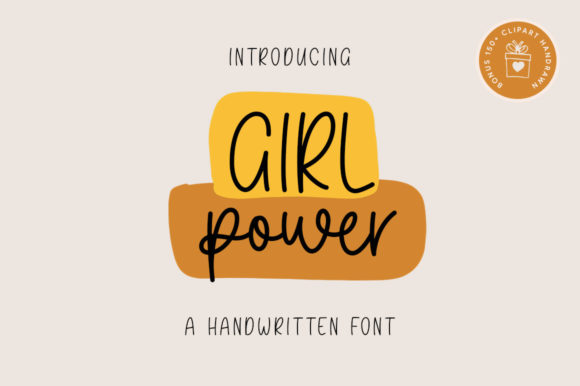 Girl Power: A Handwritten Font for Authentic Design