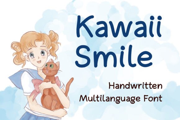 Kawaii Smile: The Handwritten Font for Friendly Design