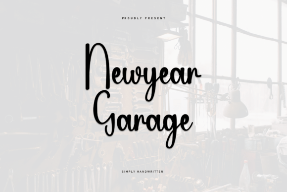 Newyear Garage: A Handwritten Font for Authentic Branding
