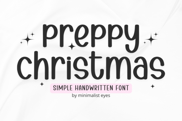 Preppy Christmas: A Modern Font for Festive Design