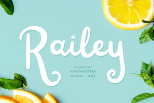 Railey Script: Elevate Your Designs with Modern Handwritten Charm