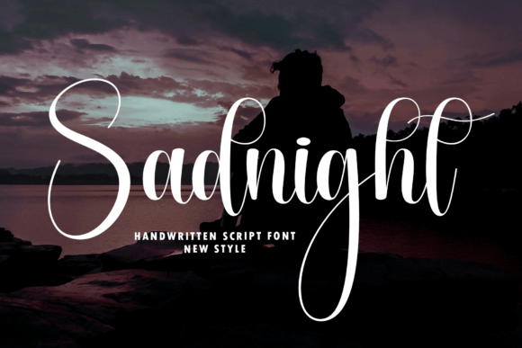 Sadnight: An Elegant Handwritten Font for Modern Design
