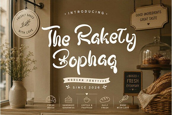 The Rackety Bophaq: A Font That Feels Like a Handwritten Note