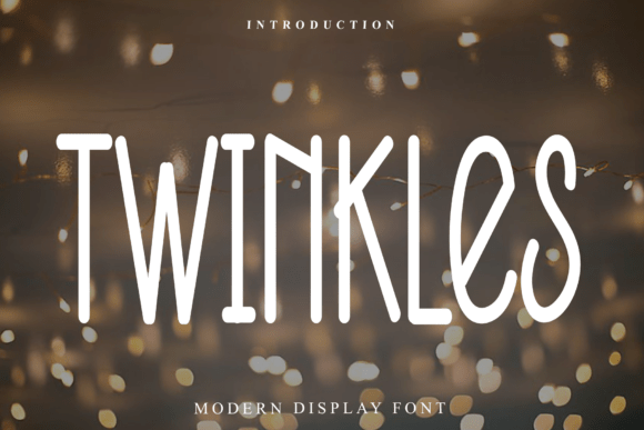 Twinkles: The Sophisticated Script Font for Autumn Design
