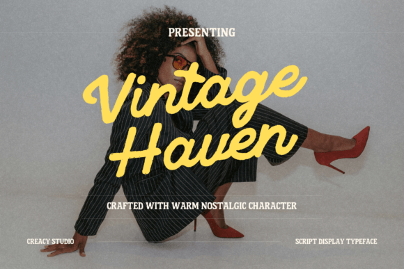 Vintage Haven: Curating Warmth in Modern Typography